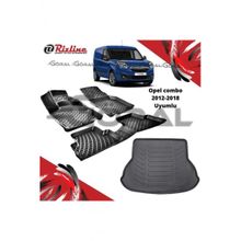 Rizline Opel Combo 2012-2018 Uyumlu Paspas ve Bagaj Havuzu Set