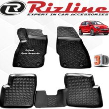 Rizline Opel Corsa E HB 2015 - 2019 Arası Siyah 4 Parça Set 3D Havuzlu Paspas