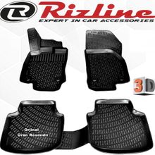 Rizline Passat B8 Variant STW 2015-2020 Arası Siyah 3D Havuzlu Paspas
