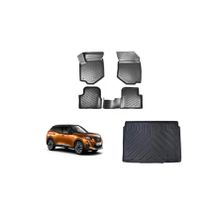 Rizline Peugeot 2008 2020 Sonrası 3D Paspas Siyah & Bagaj Havuzu Set