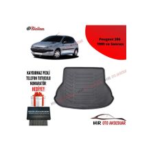 Rizline Peugeot 206 1999 Araca Özel Tasarım 3D Bagaj Havuzu