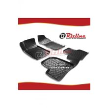 Rizline Peugeot 206 Siyah HB 1998-2012 Arası 4 Parça 3D Havuzlu Paspas