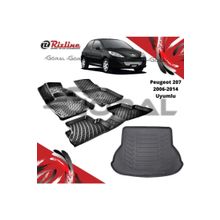 Rizline Peugeot 207 2006-2014 Uyumlu Paspas ve Bagaj Havuzu Set