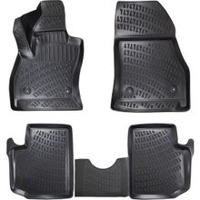 Rizline Peugeot 301 Uyumlu 3D Siyah Havuzlu Paspas