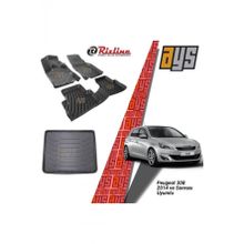 Rizline Peugeot 308 2014 Sonrası 3D Havuzlu Paspas + Bagaj Havuzu