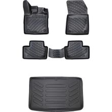 Rizline Renault Alaskan 3D 2017 Sonrası Siyah Havuzlu Paspas