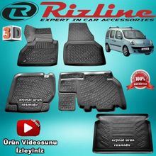 Rizline Renault Kango 2015 Araca Özel Tasarım 3D Bagaj Havuzu