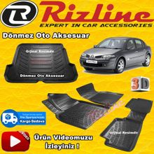 Rizline Renault Megane 2 2002-2009 3d Havuzlu Paspas