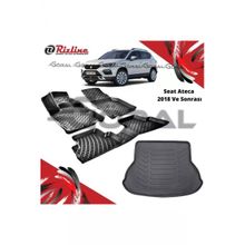 Rizline Seat Ateca 2018 ve Sonrası Paspas ve Bagaj Havuzu Set