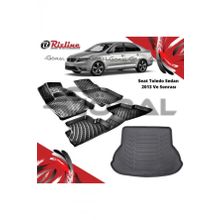 Rizline Seat Toledo Sedan 2013 ve Sonrası Paspas ve Bagaj Havuzu Set