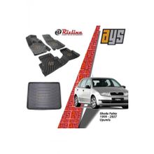 Rizline Skoda Fabia HB 1999-2007 3D Havuzlu Paspas + Bagaj Havuzu