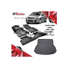 Rizline Skoda Fabia Sedan 1999-2007 Uyumlu Paspas ve Bagaj Havuzu Set