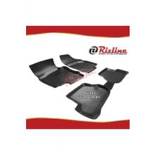 Rizline Skoda Octavia A5 Siyah 2005-2013 Arası 4 Parça 3D Havuzlu Paspas