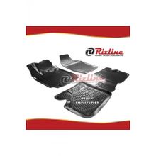 Rizline Toyota Corolla Siyah Sedan 2007-2013 Arası 4 Parça 3D Havuzlu Paspas