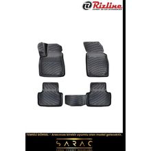Rizline Toyota Hilux 2005 Model Siyah 3D Havuzlu Paspas