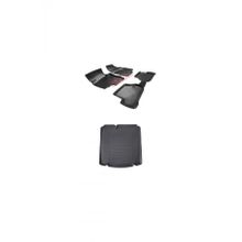 Rizline Volkswagen Jetta 2011 Sonrası Cepsiz 3D Havuzlu Paspas+Bagaj Havuzu Set
