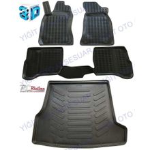 Rizline Volkswagen Passat B5 Siyah 3D Havuzlu Paspas