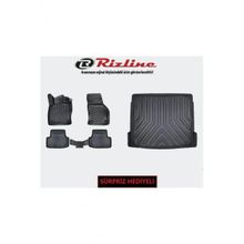 Rizline Volkswagen Passat CC 2008-2011 Uyumlu 3D Havuzlu Paspas+3D Bagaj Havuzu