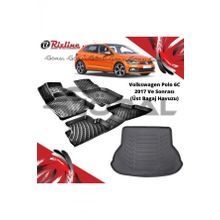 Rizline Volkswagen Polo 6C 2017 ve Sonrası Paspas ve Üst Bagaj Havuzu Set