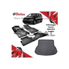 Rizline Volkswagen Touran 2004-2014 Uyumlu Paspas ve Bagaj Havuzu Set