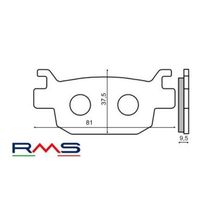 Rms Honda Forza 250 Arka Fren Balata