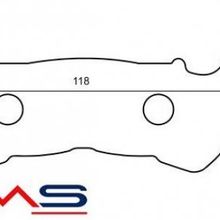 Rms Honda Nc 700 Integra Ön Fren Balata
