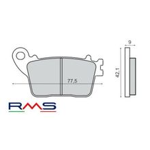 Rms Kawasaki ZX-10 R 2011 ve Sonrası Arka Fren Balata