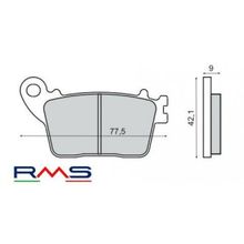 Rms Suzuki GSX-R 1000 2011 ve Sonrası Arka Fren Balata