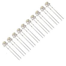 Robocombo 10 Adet 4.8 mm Şeffaf Beyaz Mantar Led