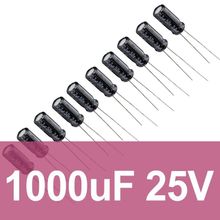 Robocombo 1000uF 25V 10 Adet Elektrolitik Kondansatör