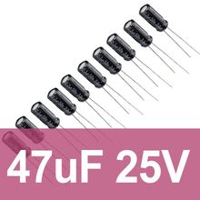 Robocombo 47uf 25V 10 Adet Elektrolitik Kondansatör