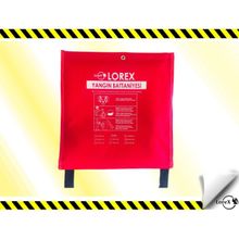 Robotıx 100Cm X 100Cm Çantalı Yangın Battaniyesi