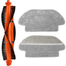 Robotyedek Xiaomi Mop Pro Styj02ym Beyaz Uyumlu 3 Parça Yedek Ana Fırça ve Mop