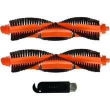 Robotyedek Xiaomi Mop Pro Styj02ym Beyaz Uyumlu 3 Parça Yedek Ana Fırça ve Temizleme Fırçası