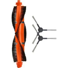 Robotyedek Xiaomi Mop Pro Styj02ym Siyah Uyumlu 3 Parça Set Yedek Ana Fırça ve Yan Fırça