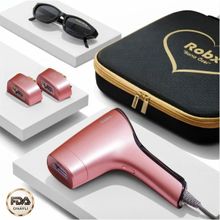 Robx A05 Pembe IPL 3 Başlık Akıllı Cilt Tanıma Buz Soğutma Epilasyon Cihazı