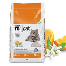 Rocat Portakal Kokulu İnce Taneli 10 lt Kedi Kumu