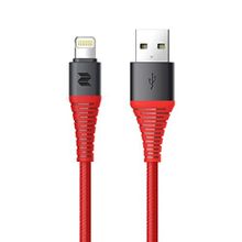 Rock Space Z8 Hi-Tensile 120 cm 5 V 2 A Kırmızı Max Lightning Şarj ve Data Aktarım Kablosu