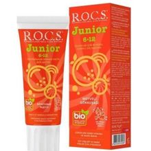 Rocs Junior Bitkisel İçerikli Meyveli Gökkuşağı Diş Macunu
