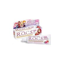 Rocs Kids 4-7 Yaş Ahududu Çilek Yaz Esintisi 2x35 ml Diş Macunu