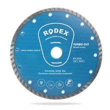 Rodex 180 mm Ultra Slım Turbo Elmas Testere Tuğla Granit Mermer Kesme Kesici Diski