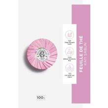 Roger&Gallet 100 gr Feuille De The Bitkisel Siyah Seylan Çayı Özlü Canlandırıcı Parfümlü Katı Sabun