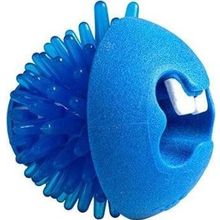 Rogz Toyz Fred Traktatiebal Çiğneme Topu Mavi 6.4 cm Diş Bakım Köpek Oyuncağı