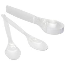 Roll Up Plastik 10'lu Lüks Kaşık