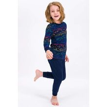 RolyPoly Dino Lacivert Erkek Çocuk Pijama Takımı