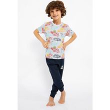 RolyPoly Enjoy Summer Gri Melanj Erkek Çocuk Pijama Takım