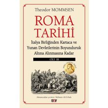 Roma Tarihi 3. Cilt Theodor Mommsen Say Yayınları