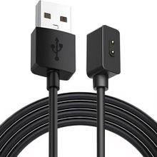 Rongep Xiaomi Mi Band 10/9/8 için Yedek Şarj Kablosu 100 Cm Uzunluk Güçlü Manyetik Bağlantı Stabil Tutuşlu Yüksek Verimli Deformasyona Karşı Dayanıklı USB Type Mi Band 10 Şarj Aleti Kablosu (Siyah)