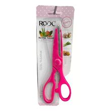 Rooc 9110 25 CM Pembe Mutfak Makası