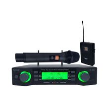 Roof R-203 1 El 1 Yaka 2 Kanal UHF Kablosuz Telsiz Mikrofon